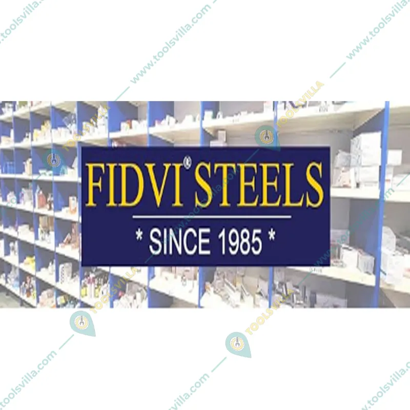 FIDVI® 9D X 23L X 24H Inch 2 Shelves Powder Coated Slotted Angle Metal Rack With Accessories ( SR-503)