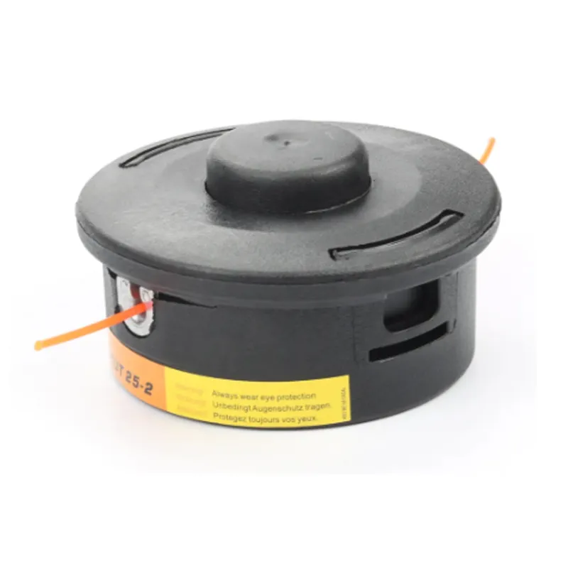 Heavy Duty 25-2, Black 2 Strings Tap & Go Trimmer Head for Petrol Brush Cutter