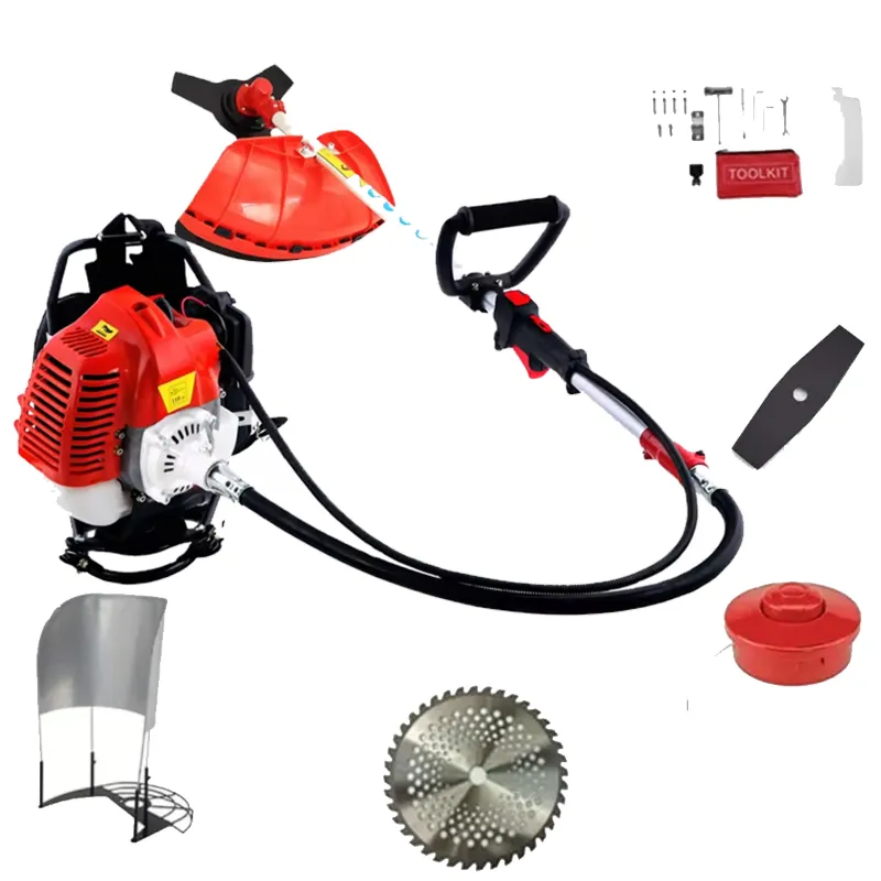 VSAN Agro 2 Stroke 52 CC Backpack Brush Cutter, Grass Cutter, Paddy Cutter With Accessories 