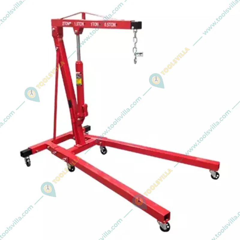 Zaafa 2 Ton Capacity Hydraulic Floor/Engine lifting Crane With 2000 mm Maximum Lifting Height (JC-2T)
