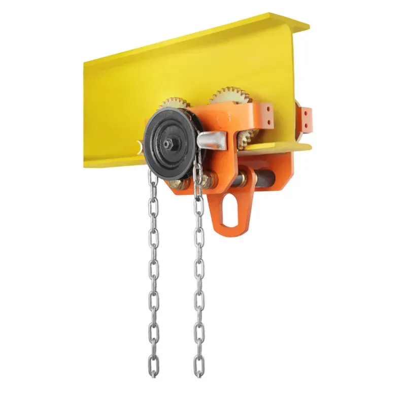 Globe 2 Ton Manual Monorail Travelling Trolley With 6 Meter & 5 mm Hand Chain-12 Month Warranty