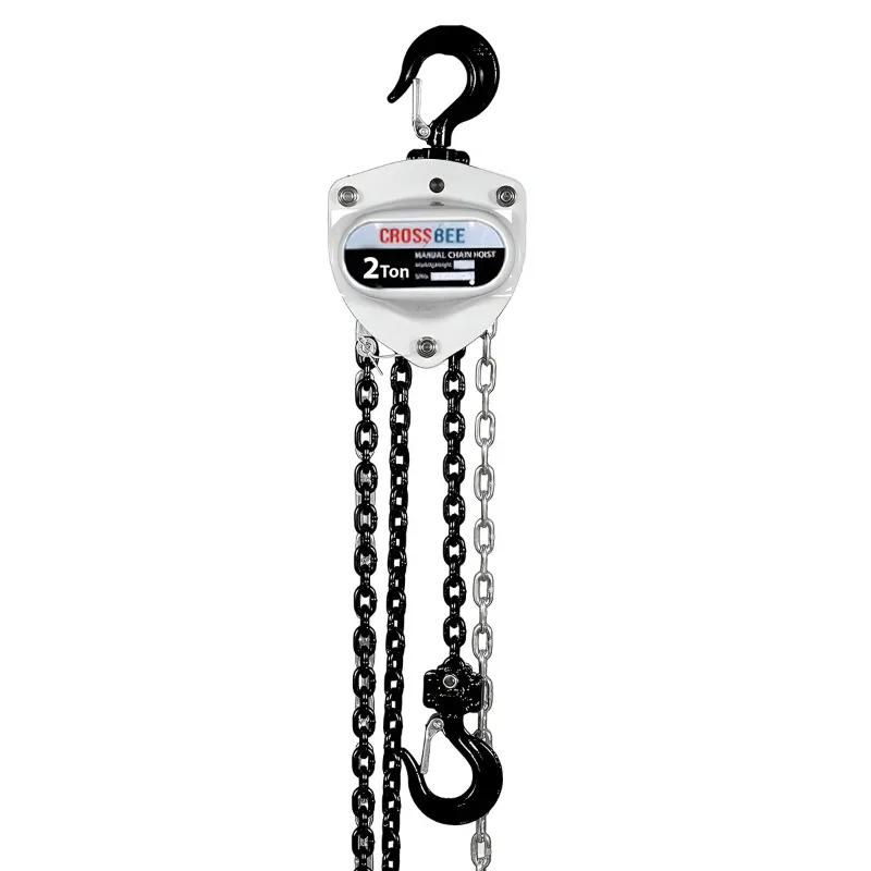 Crossbee 2 ton Chain Pulley Block- 8 Meter Lifting Height & 8 mm Load Chain- Single Fall (Warranty - 6 Months)