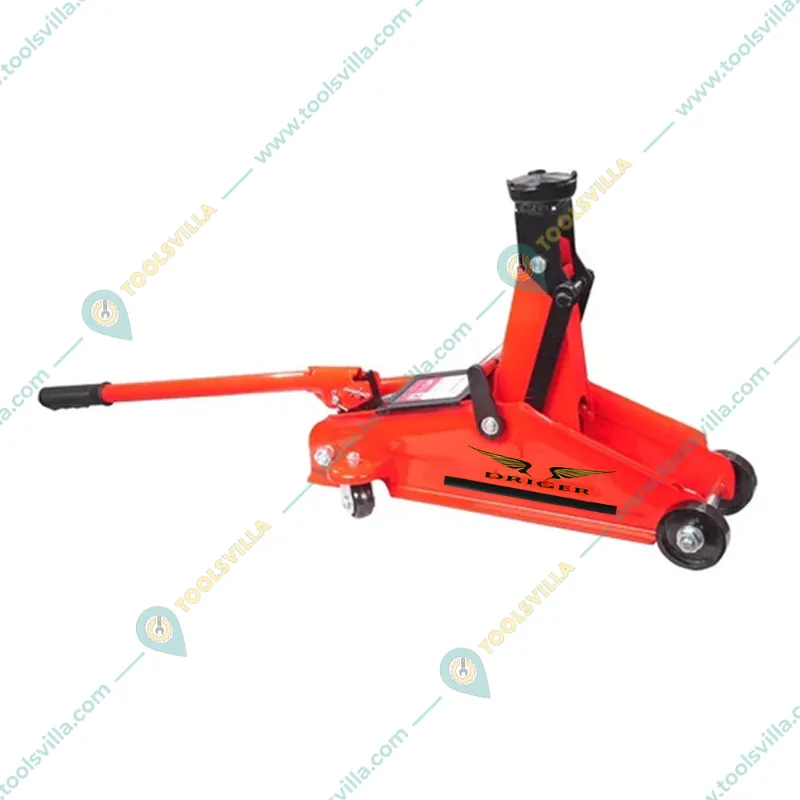 Driger 2 Ton Capacity Hydraulic Trolley Jack With Oil Seal Kit  for Hatchback Cars, Sedans - 320 mm Maximum Lifting Height