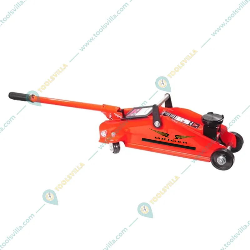Driger 2 Ton Capacity Hydraulic Trolley Jack With Oil Seal Kit  for Hatchback Cars, Sedans - 320 mm Maximum Lifting Height