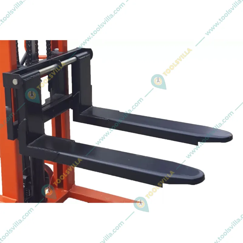 HT 2 Ton Hand & Foot Operated Manual Hydraulic Stacker With 1600 mm Maximum Lifting Height, Fork Size- (L x W) : 900 x 740 mm