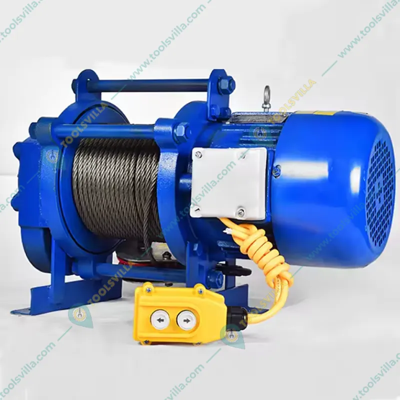 HT 2 Ton Capacity Three Phase 3 hp Electric Wire Rope Hoist, 60 meter*10 mm Wire Rope