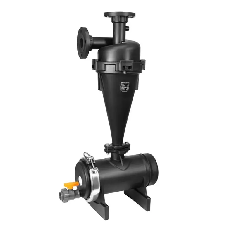 Automat Hydrocyclone Filter(HT-146) with 1 Ball Valve & 2 Fixed Flanges