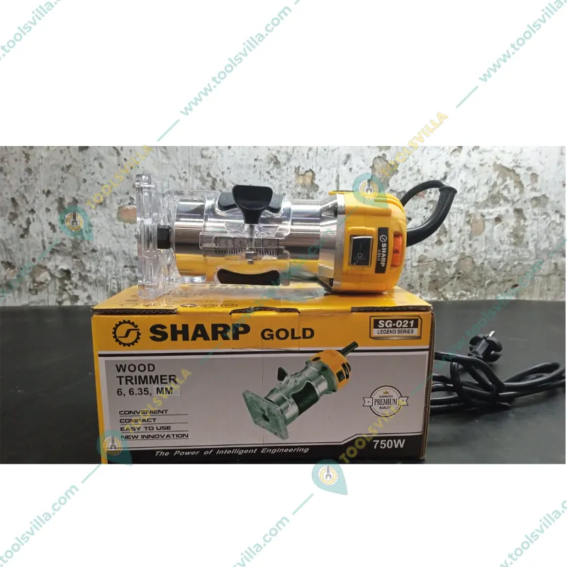 Sharp Gold 6-8mm Wood Trimmer,3000-28000 RPM Speed (SG-021)