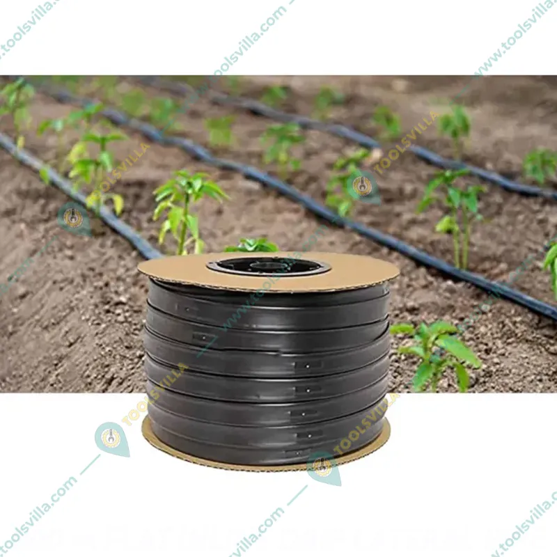 Vina 3000 feet Flat Inline Drip Pipe | 16 mm, 30 cm Hole Spacing with 0.35 mm Wall Thickness and 4 LPH Discharge Rate