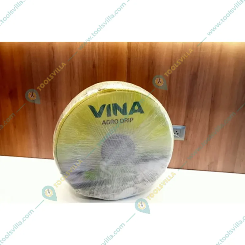 Vina 3000 feet Flat Inline Drip Pipe | 16 mm, 30 cm Hole Spacing with 0.35 mm Wall Thickness and 4 LPH Discharge Rate