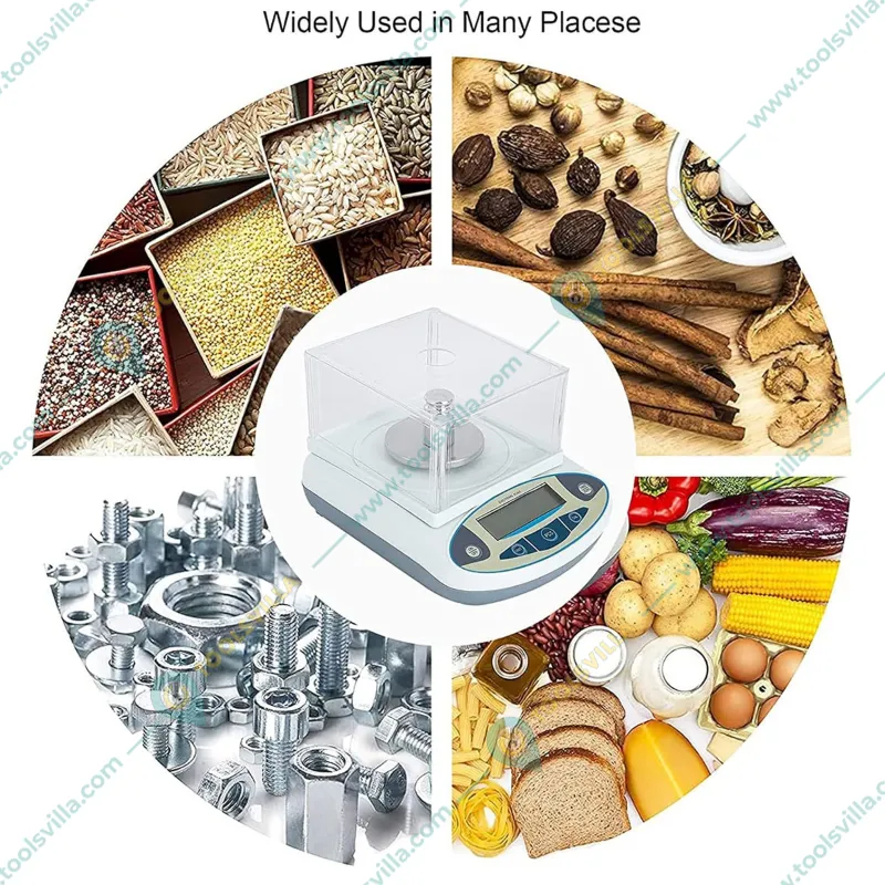 Oritek 150 mm 3000 g Capacity LCD Analytical Balance Weighing Scale with 1 Year Warranty