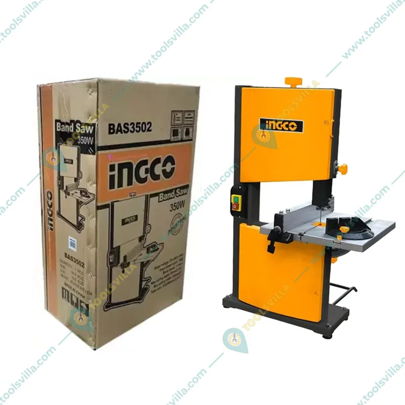 Ingco 300 mm x 300 mm Band Saw Machine,350 W With 80 mm Max. Cutting Depth (BAS3502)