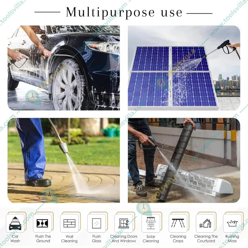 XLNT 300 Bar, 2.5 Hp High Pressure Washer With Accessories
