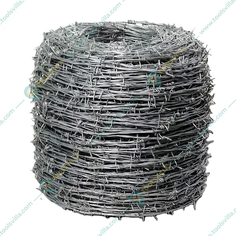 Premium Quality 300 Ft (91 Meters) Heavy Galvanized Barbed Wire Fence