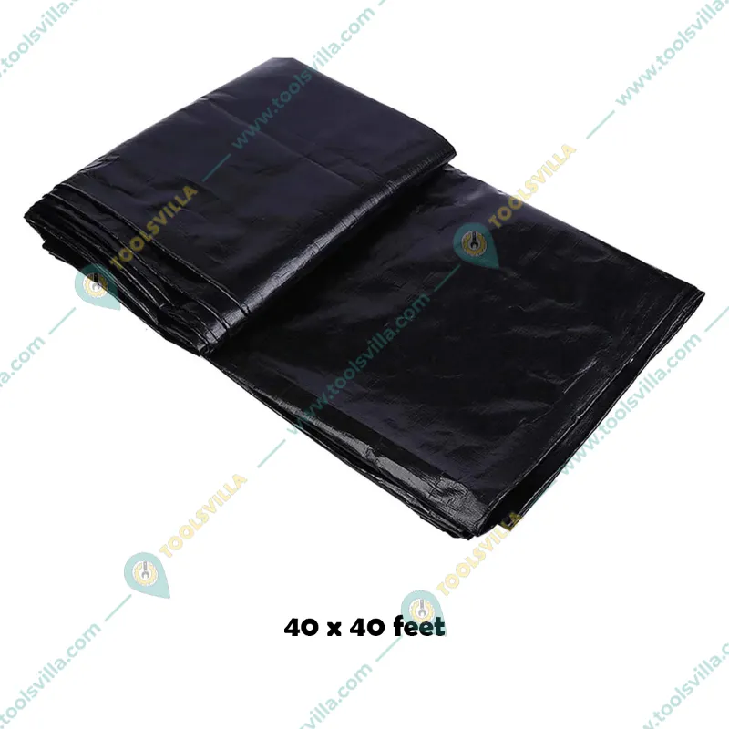 Marine 300 GSM, UV Stabilized, Waterproof, HDPE Tarpaulin Sheet(Size-40 x 40 feet)