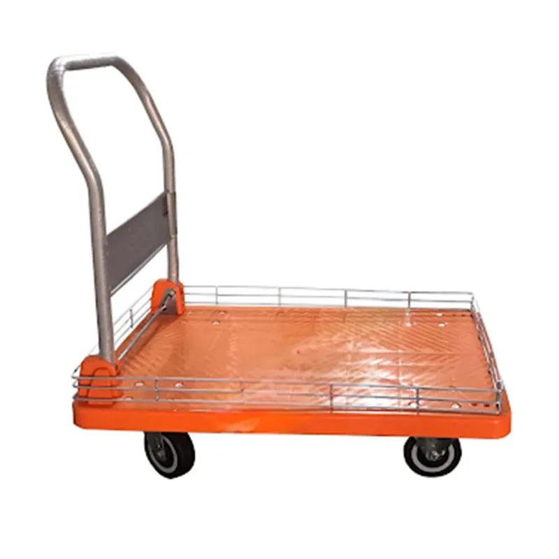 SRP 300 Kg Load Capacity With SS 304 Border Platform Trolley