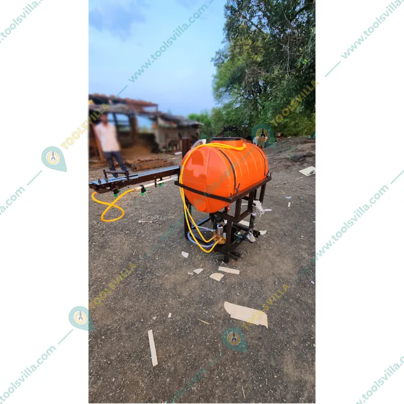 Tractor Mounted 300 Liter Boom Sprayer of 80 LPM HTP Pump and 13 Nozzles