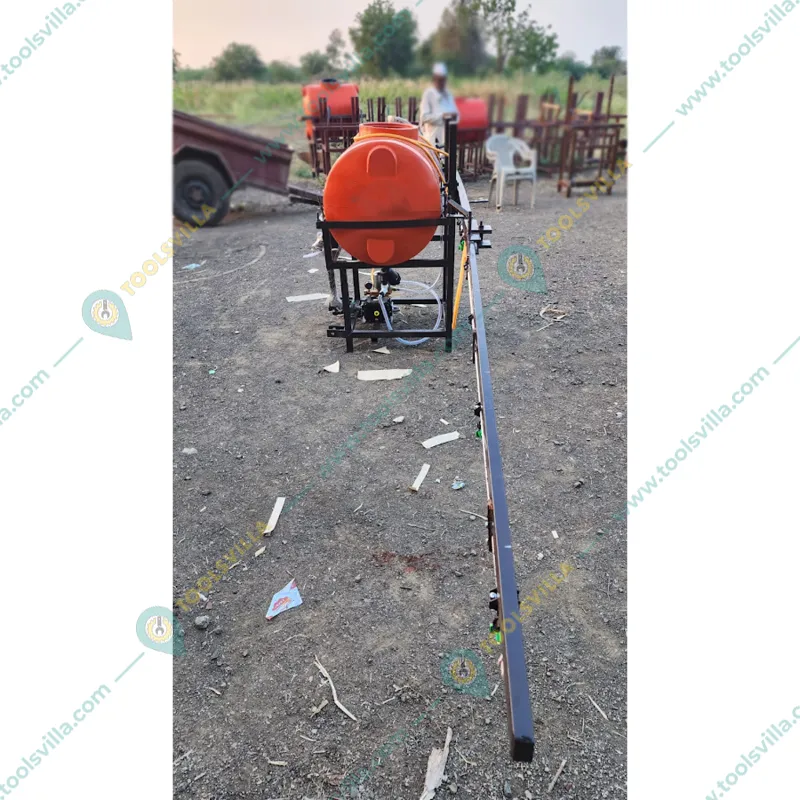 Tractor Mounted 300 Liter Boom Sprayer of 80 LPM HTP Pump and 13 Nozzles