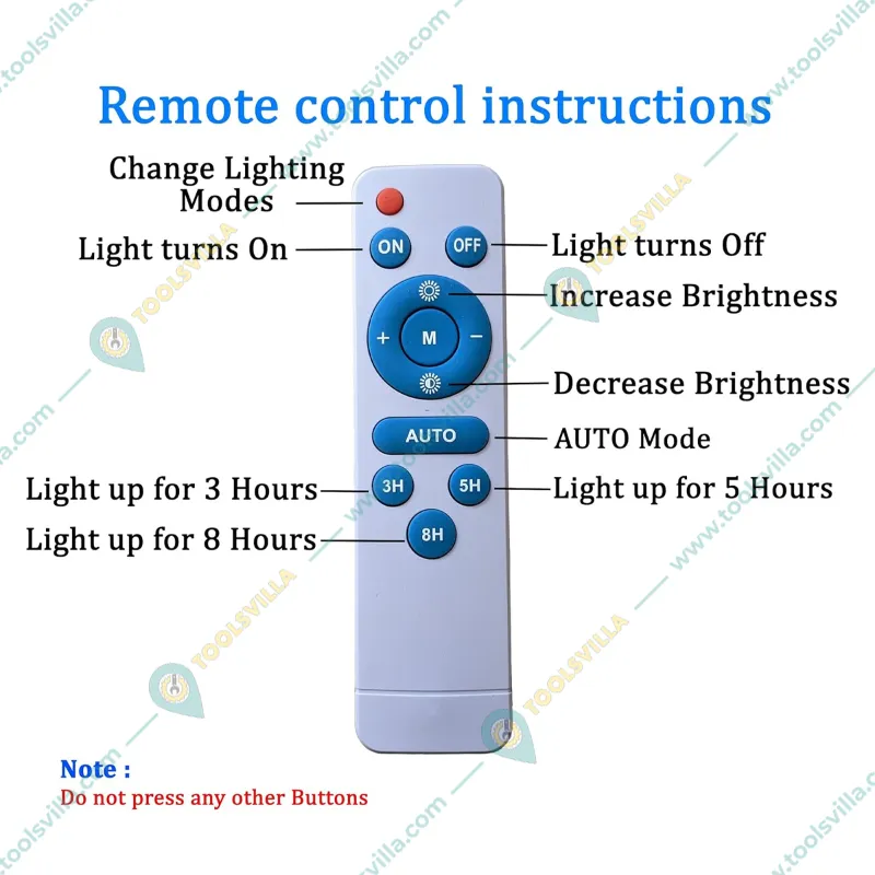 Solar LED Flood Light of 300 W with Remote Control for Outdoor Pathway, Garden and Patio (2 Year Warranty)