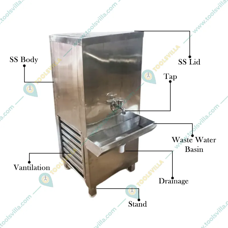 Commercial Stainless Steel 30 Litre Water cooler, 600 Watt