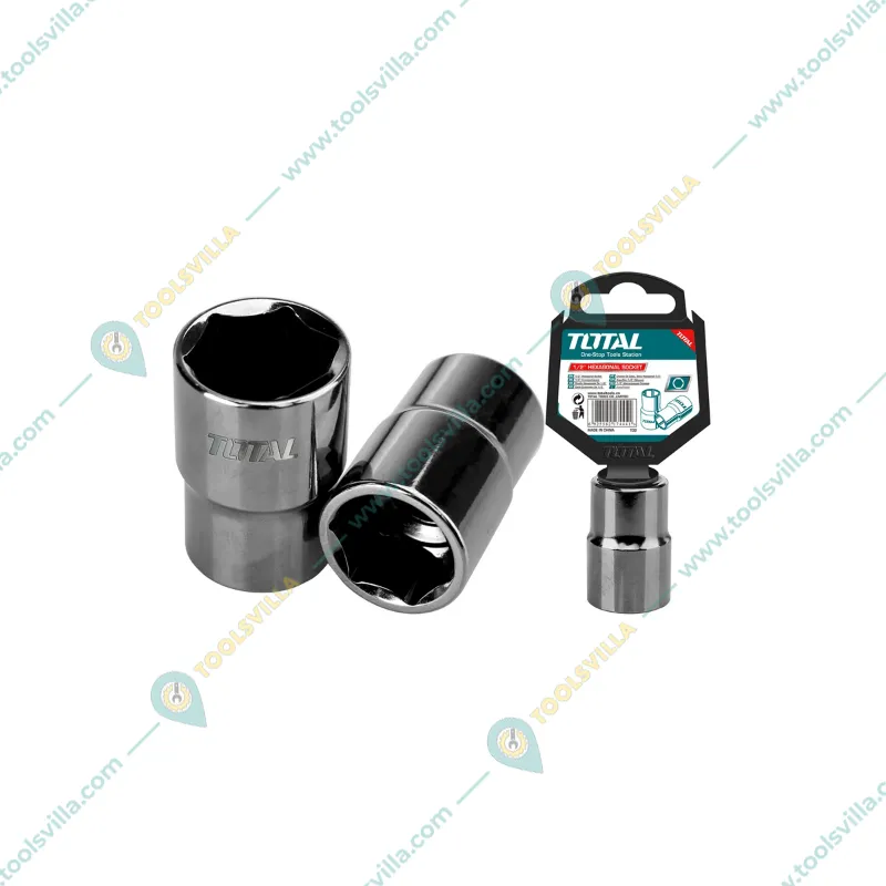 Total 1/2 Inch Drive 30 mm Hexagonal Socket (THTST12301) Pack of 3