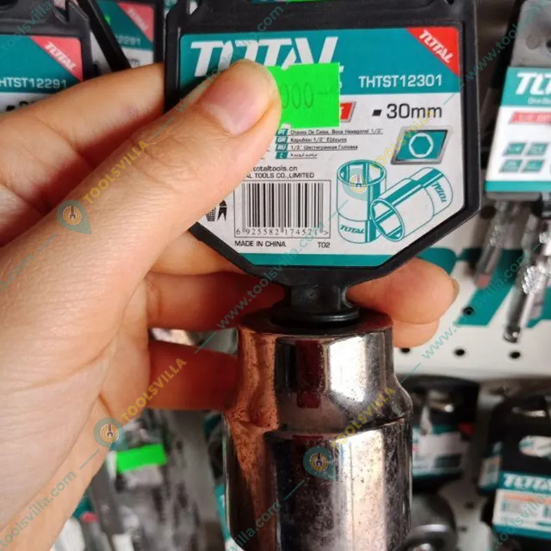 Total 1/2 Inch Drive 30 mm Hexagonal Socket (THTST12301) Pack of 3