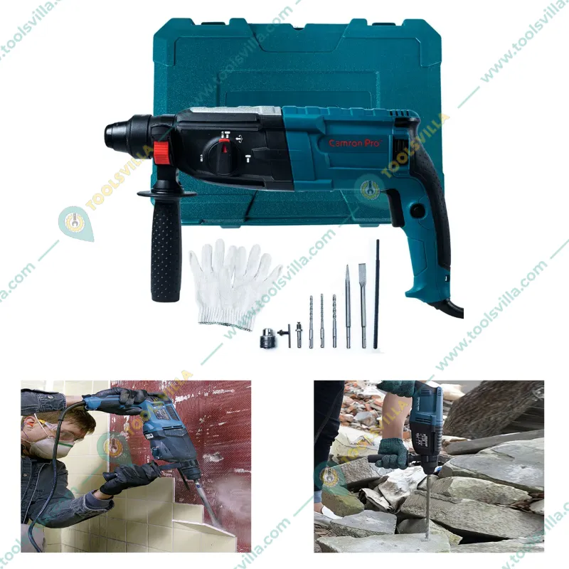 Camron Pro 30 mm Rotary Reversible Hammer Drill,1000 W 1300 RPM (CP-RH-30)