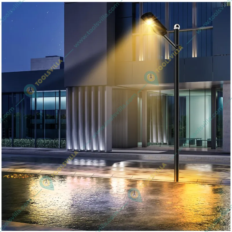 Gramstrong All in One 30 W Solar Waterproof Street Light of 56 LEDs, 5 V Panel, with Motion Sensor and Remote (2 Year Warranty)