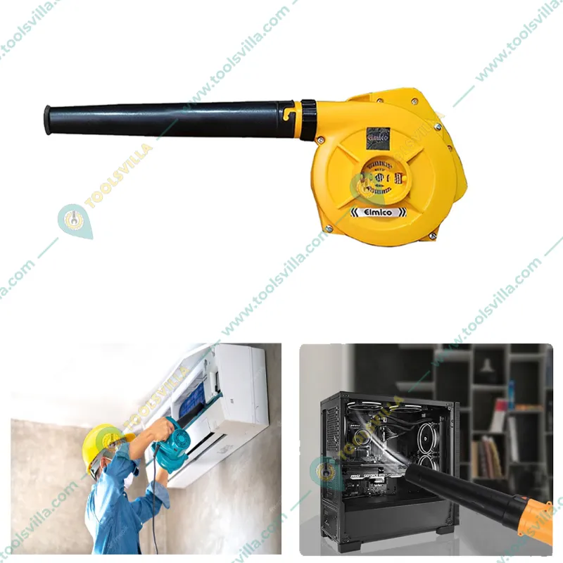 Elmico 60 Minutes Continious Running Electric Air Blower With Carbon Brush 335W, 12000 RPM And 6 Month Warranty (EB-5+ CARBON)