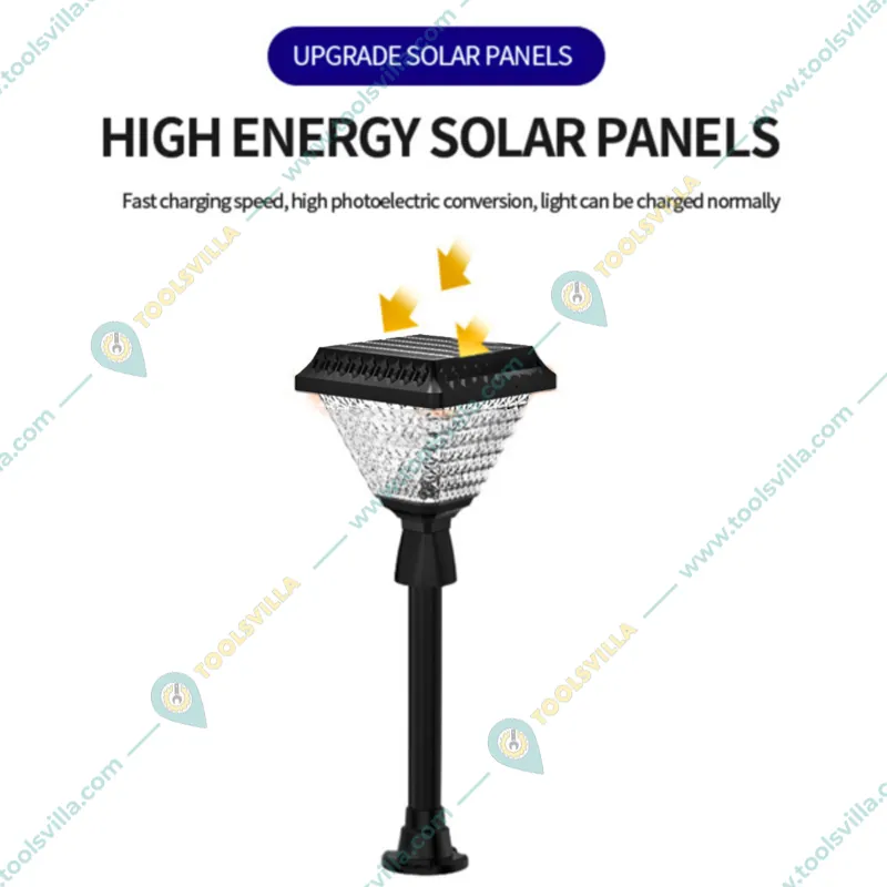 SAHAPECT 33 LED 10 W Square Solar Multi Color RGB LED Gate Pillar Post Ground, Waterproof with Remote a Versatile and Stylish Outdoor Lighting Solution 