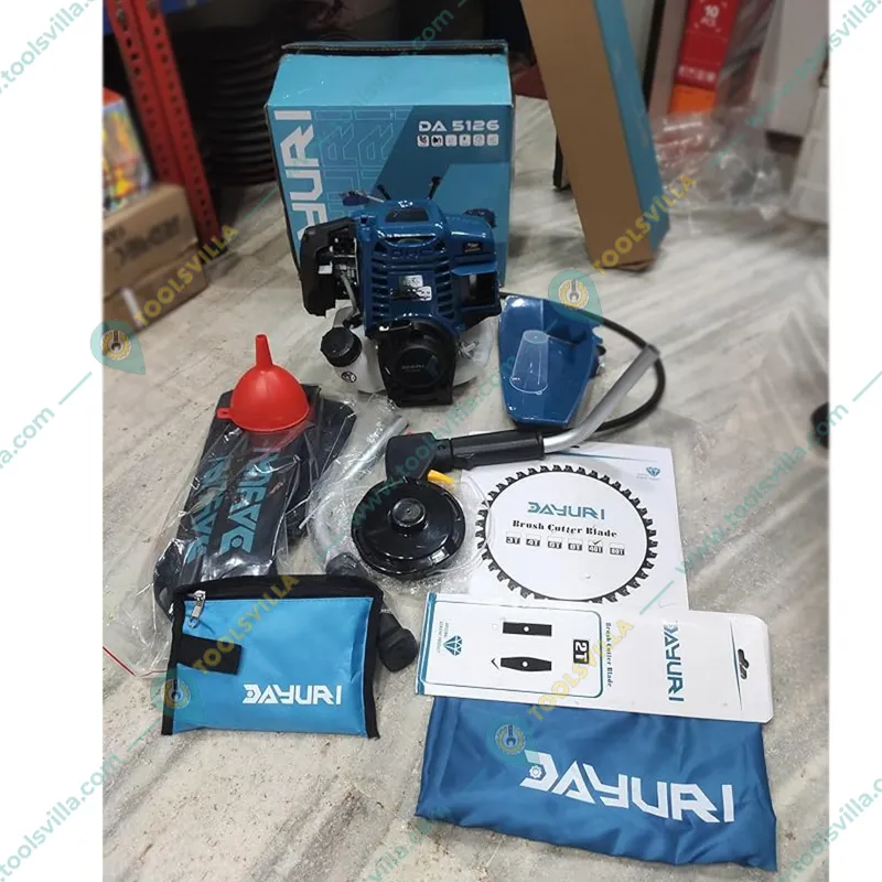 DA Yuri DA 5126, 1 kW 35 cc Petrol Engine 4 Stroke Sidepack Crop Cutter Machine with Accessories
