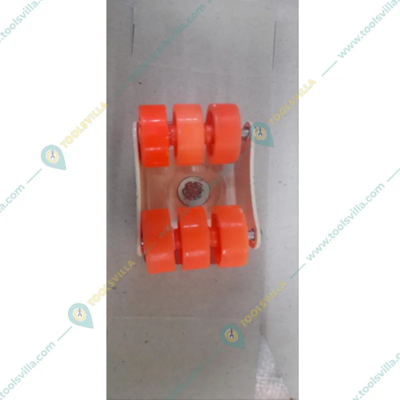 Heavy Duty 360 Degree Rotation 500 Kg Capacity 6 Wheels Plate Type Caster Wheel For Furniture (Set of 4 Castor Wheels)