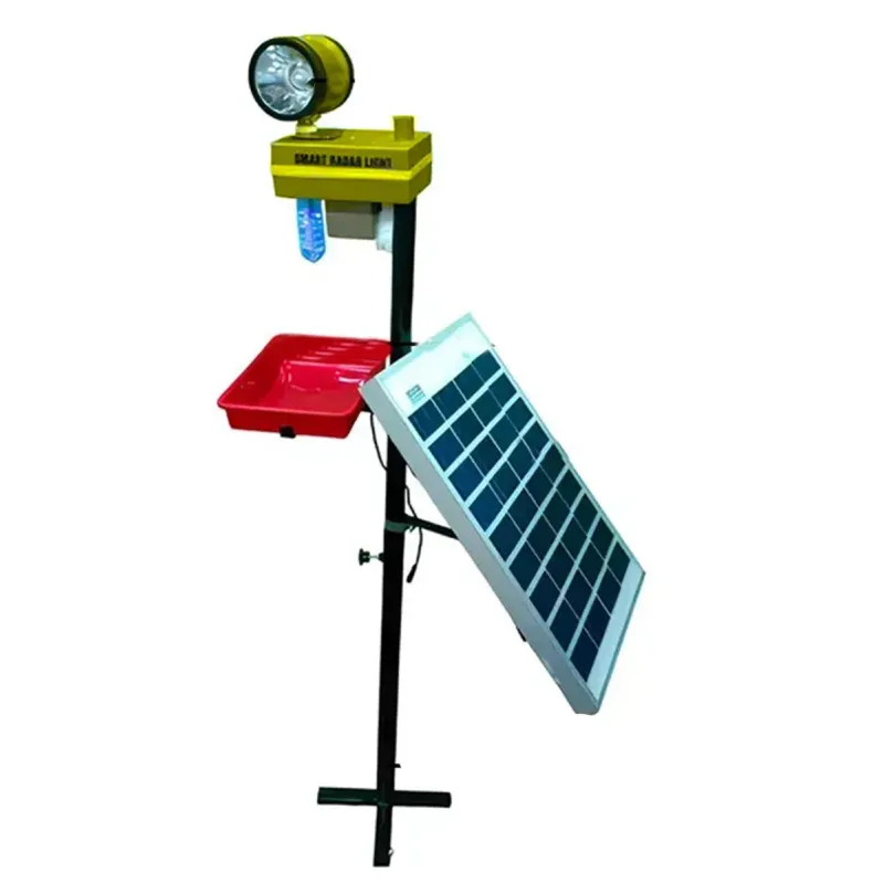 Solar Smart Radar 360 Degree Rotating Light Insect Trap with 10v Solar Panel, Stand and Battery