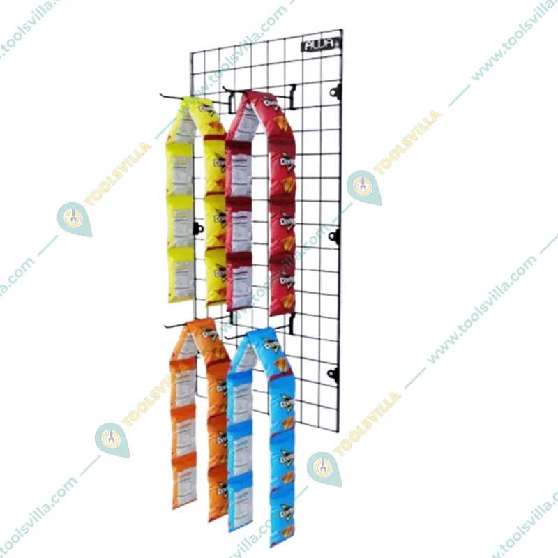 ALIJA 36 x 18 Inch Grid Wall Mesh With 10 Pieces Hook For Multipurpose Use(Size-4 Inch Hook)
