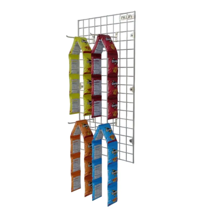 ALIJA 36 x 18 Inch Grid Wall Mesh With 10 Pieces Hook For Multipurpose Use ( Ivory)(Size-4 Inch Hook)