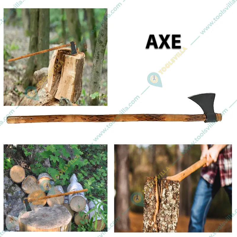 KRUFE Heavy Duty 2 Kg 36 inch Axe, Kulhadi with Bamboo Handle