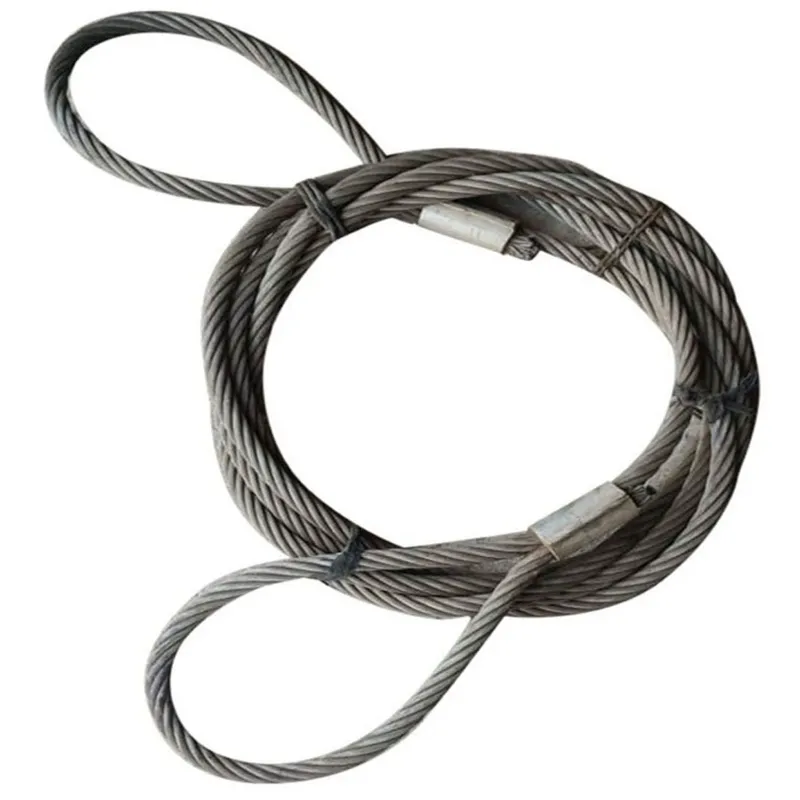 National 36 mm 12 Meter Wire Rope Sling,6x36 IWRC, Single Leg For Lifting, Rigging, and Material Handling