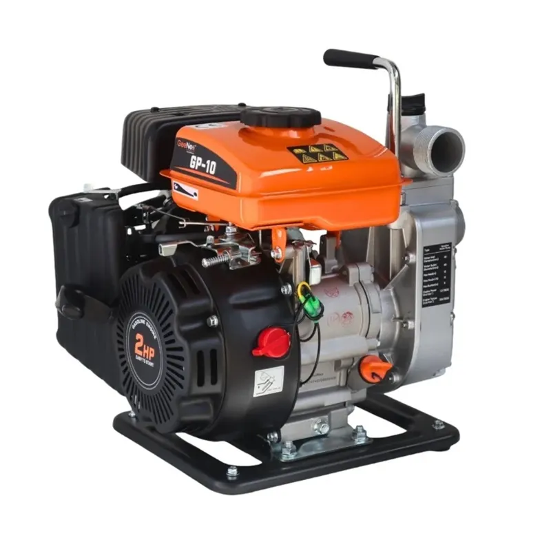 GeeNex GP-10, 2 HP, 79-cc 1.5 inch Self Priming Recoil Start Petrol Water Pump with High Head Pump | 6 Month Warranty