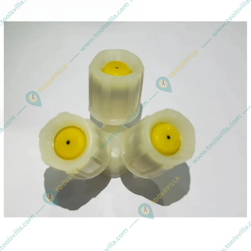 Heavy Duty Single Hole 3 Face Nozzle With Brass Thread For Battery Sprayer(Pack-3 Pieces)