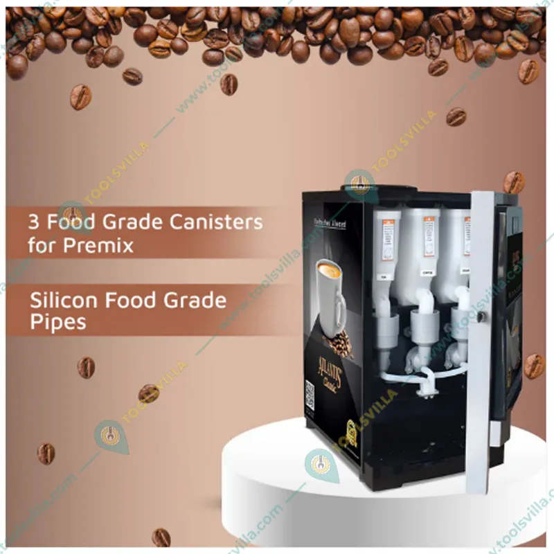 Atlantis Classic – 3 Lane Tea and Coffee Vending Machine