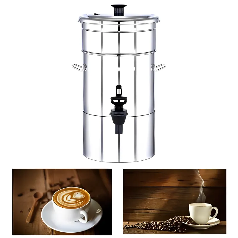 Commercial 3 Liter Manual Coffee Filter Machine with Black Decoction