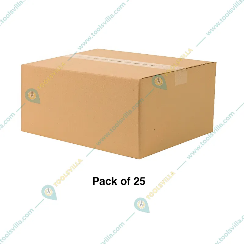 Corrugated 3 Ply Brown Packaging Box, 9x6x4.5 inch(Pack-25 Pcs)