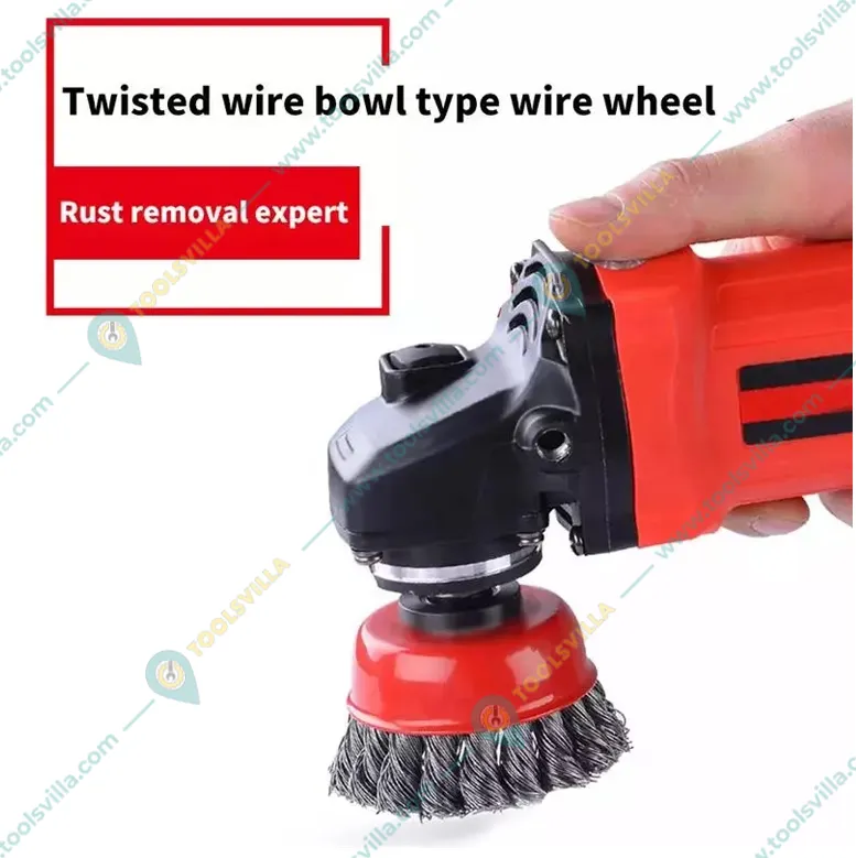Premium Quality Twisted Knot Cup Brush for Angle Grinder - Pack of 2