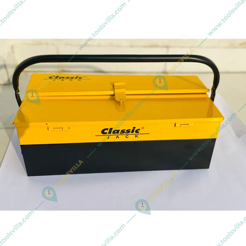 Premium Quality 3 Compartment Tools Storage Box Cabinet (17x8x6 Inch)