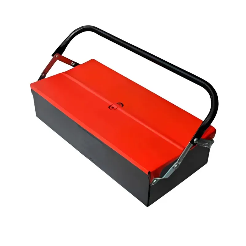 Premium Quality 3 Compartment Tools Storage Box Cabinet (17x8x6 Inch)