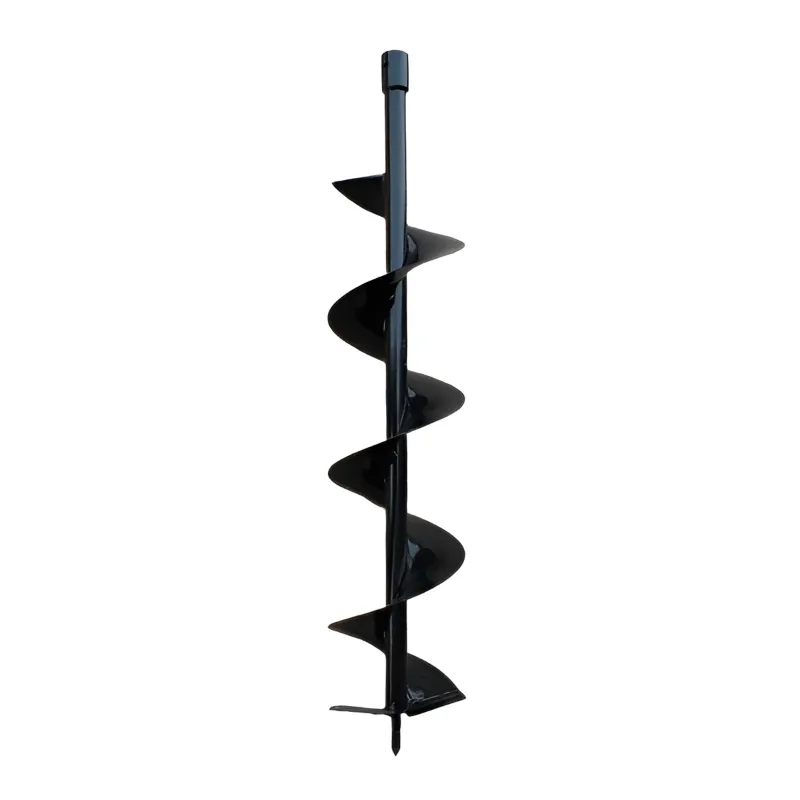 Heavy Duty Single Spiral 6 inch Drill Bit For Earth Auger/ Post Hole Digger Machine
