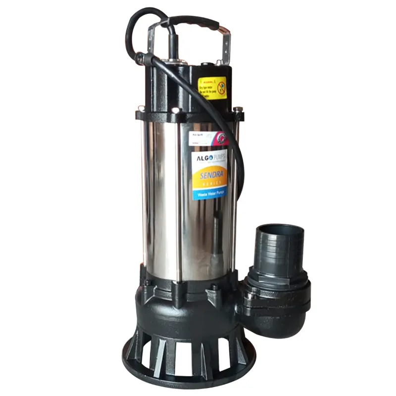 Algo 3 HP Three Phase SenDra-H Series Waste Water Sewage Pump, 12M Head, 80x15mm - 1 Year Warranty (SD-20/F22 T)