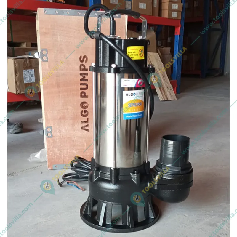 Algo 3 HP Three Phase SenDra-H Series Waste Water Sewage Pump, 12M Head, 80x15mm - 1 Year Warranty (SD-20/F22 T)