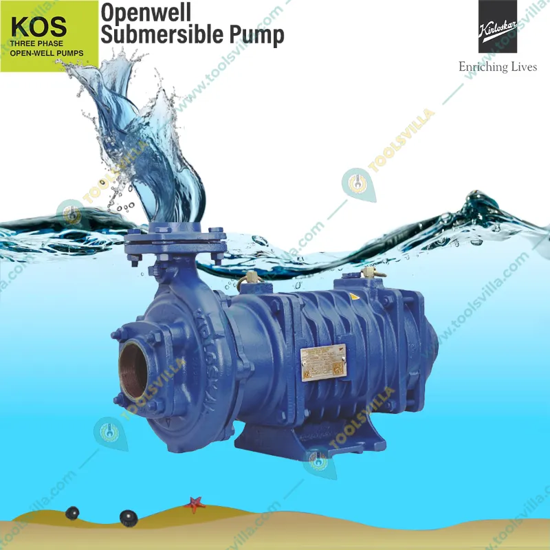 Kirloskar 3Hp Three Phase Openwell Pump, 28m Max. Head, 528 LPM, 65x50mm (KOS-325) - 1 Year Warranty