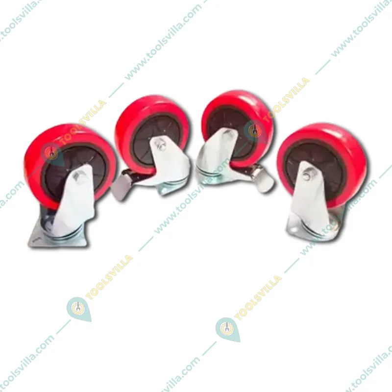 Prakash 3 Inch Heavy Duty Swivel & Break Type Caster Wheels